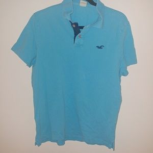 Men's Blue Hollister Polo